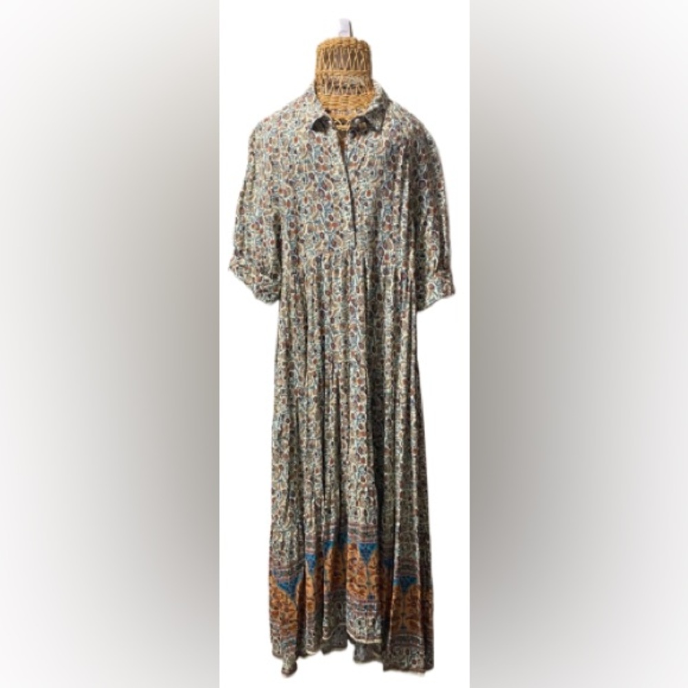 Natural Life Rebecca Midi Dress Women’s Size Large